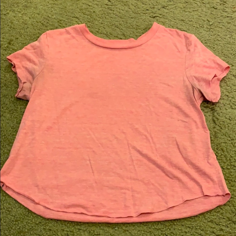 Pink crop top